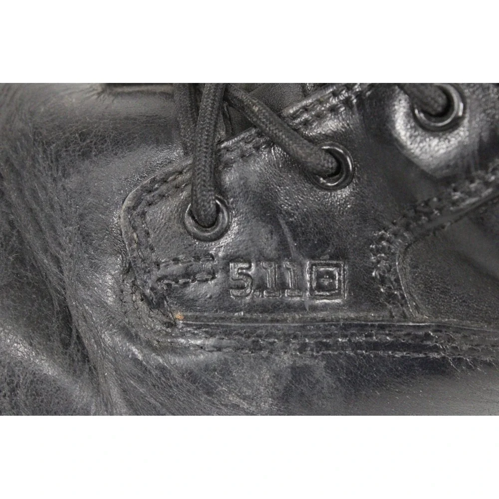 5.11 Tactical ATAC 8 Shield CSA ASTM Mens Black Leather Side Zip Safety Toe Boot